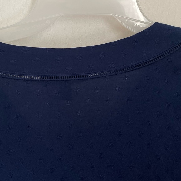 NWT LANE BRYANT BOHO PEASANT TOP. LONG SLEEVE FLORAL EMBROIDERY ACCENTS BLOUSE. - Picture 10 of 16